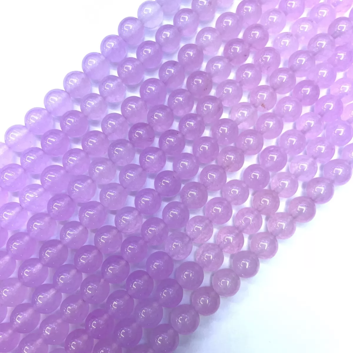 Purple Color Jade, Plain Round, Approx 4mm-12mm, Approx 380mm