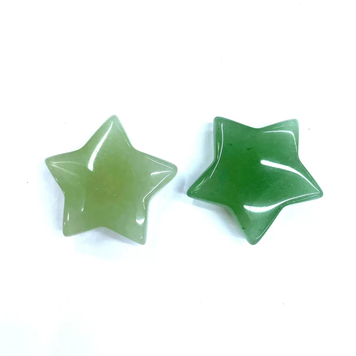 Green Aventurine, Star Pendant, 25mm,30mm