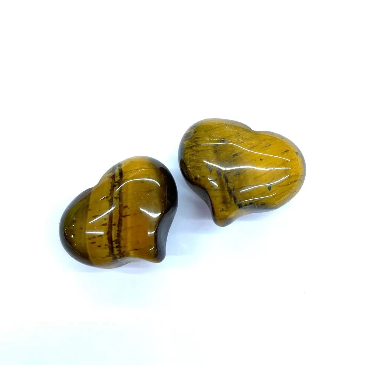 Tiger Eye, Heart Pendant,20x25mm