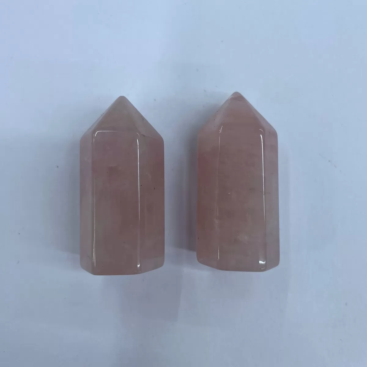 Rose Quartz, Point Pendant,15x35mm