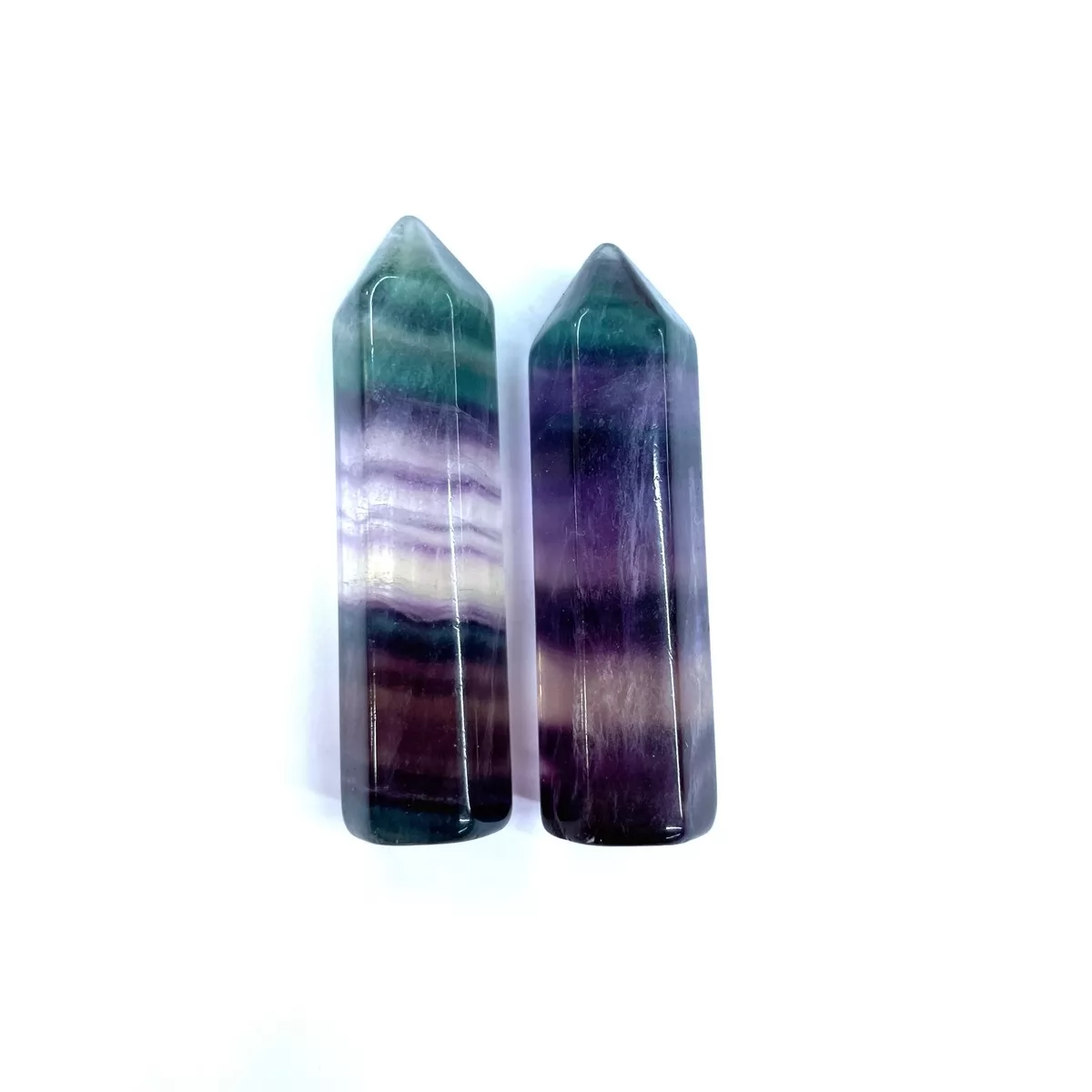 Fluorite, Point Pendant,10x40mm