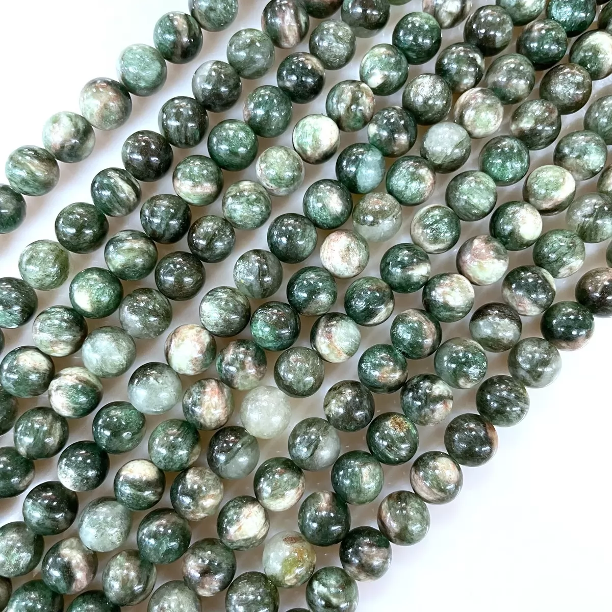 Green Quartz, Plain Round, Approx 4mm-12mm, Approx 380mm