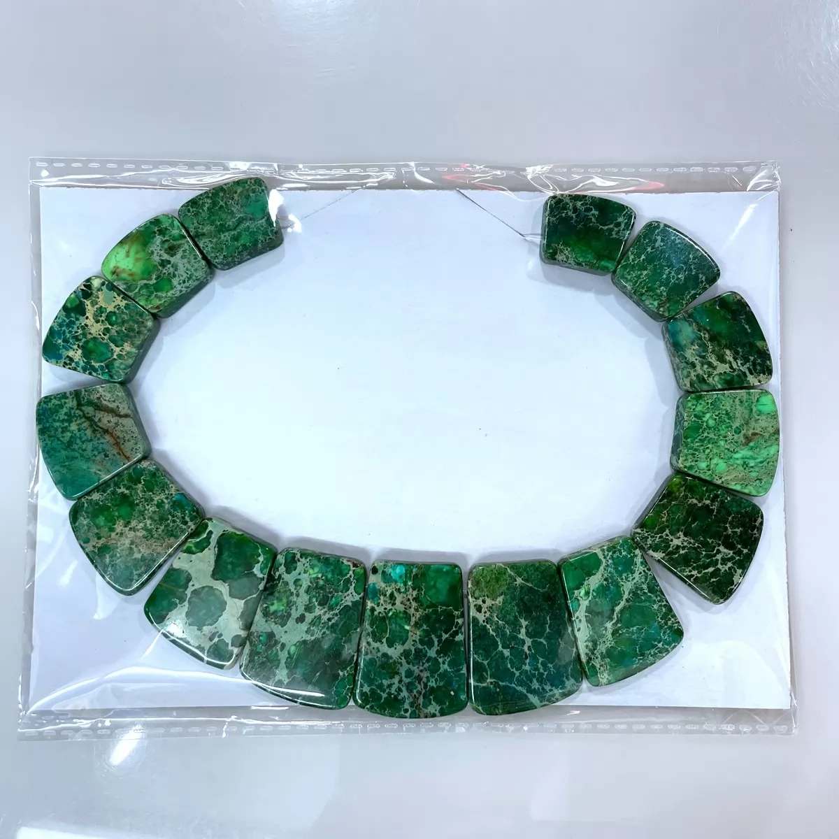 Green Impression Jasper, Necklace Set