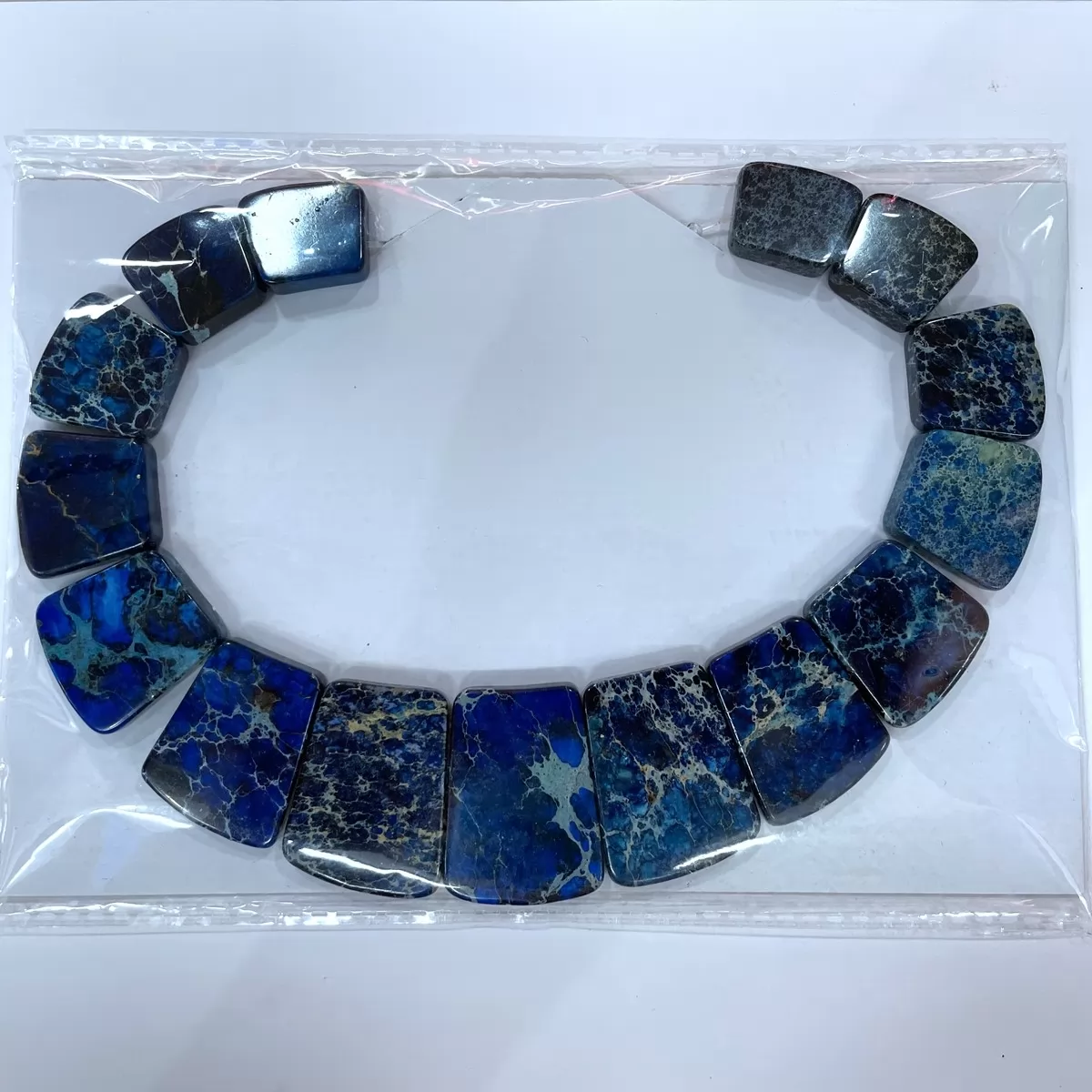 Lapis Blue Impression Jasper, Necklace Set