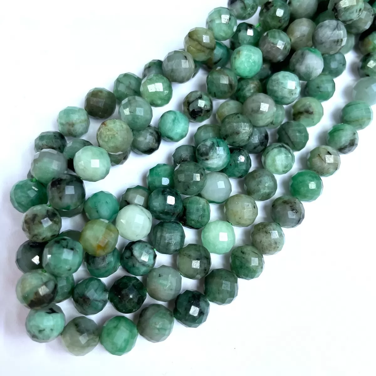 Emerald, Faceted Round, Approx 380mm