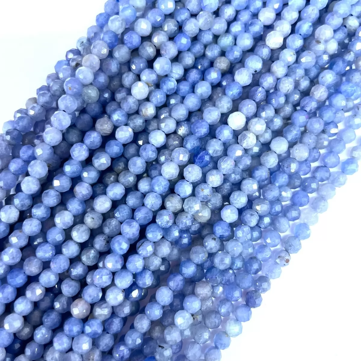Tanzanite, Faceted Round, 2mm,3mm,4mm, Approx 380mm