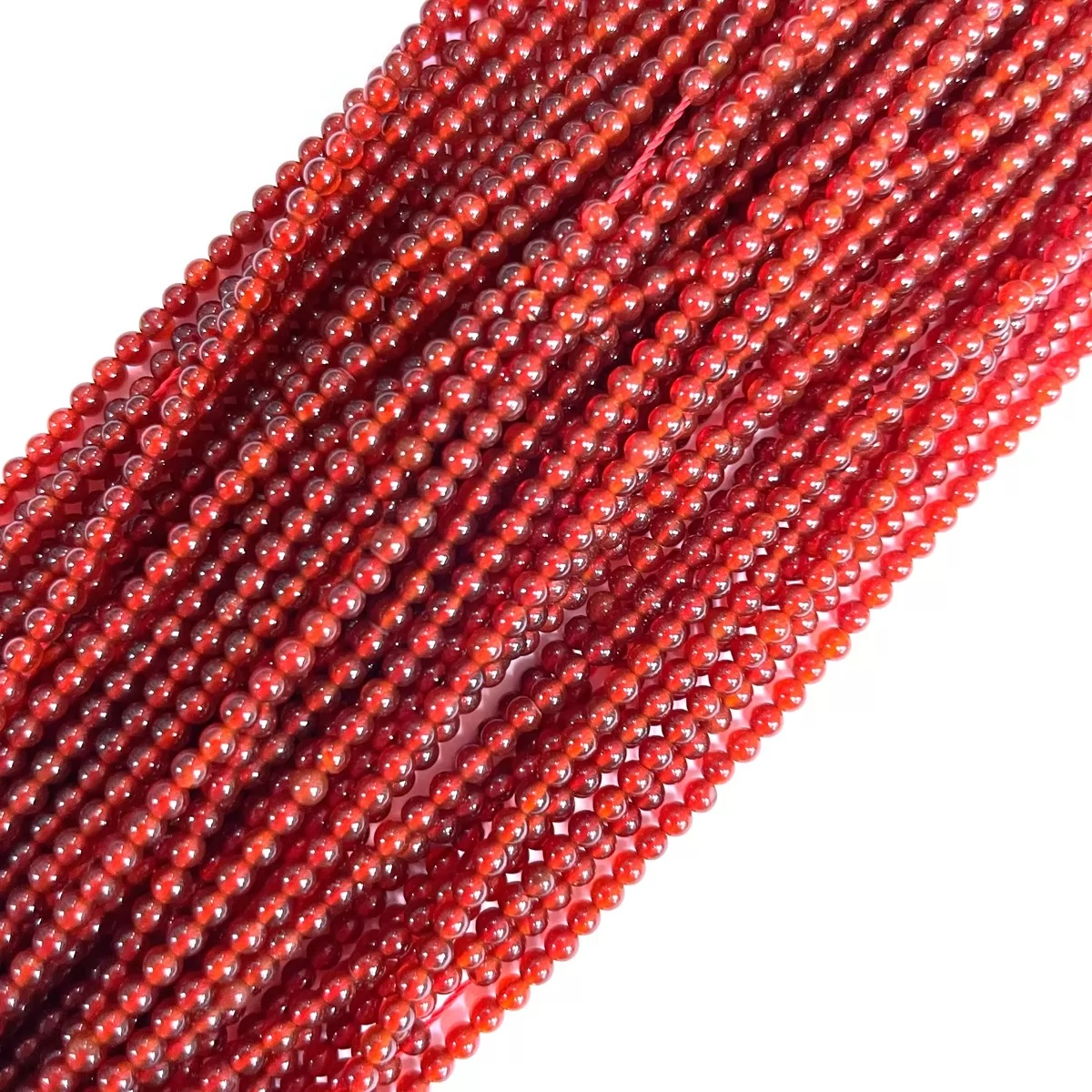 Agate Red, Plain Round, 2mm,3mm,4mm, Approx 383mm