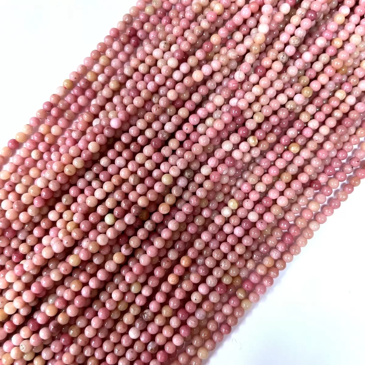 Chinese Rhodonite, Plain Round, 2mm,3mm,4mm, Approx 380mm