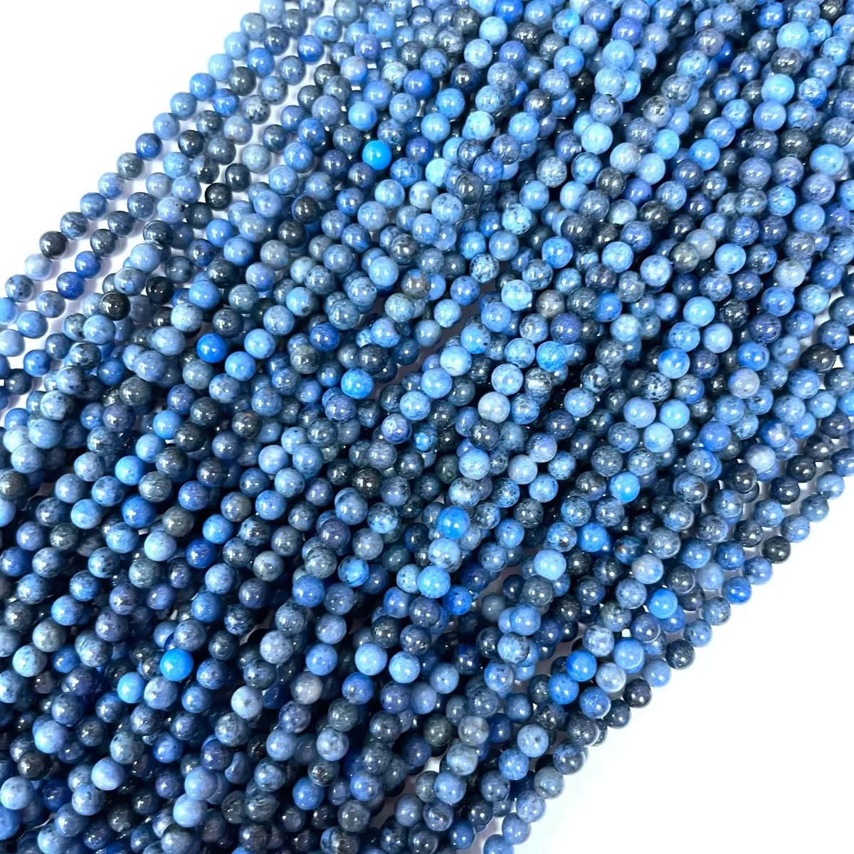 Dumortierite, Plain Round, 2mm,3mm,4mm, Approx 380mm