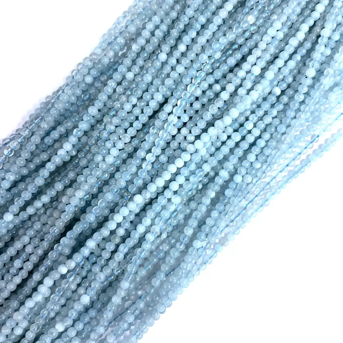 Aquamarine, Plain Round, 2mm,3mm,4mm, Approx 380mm