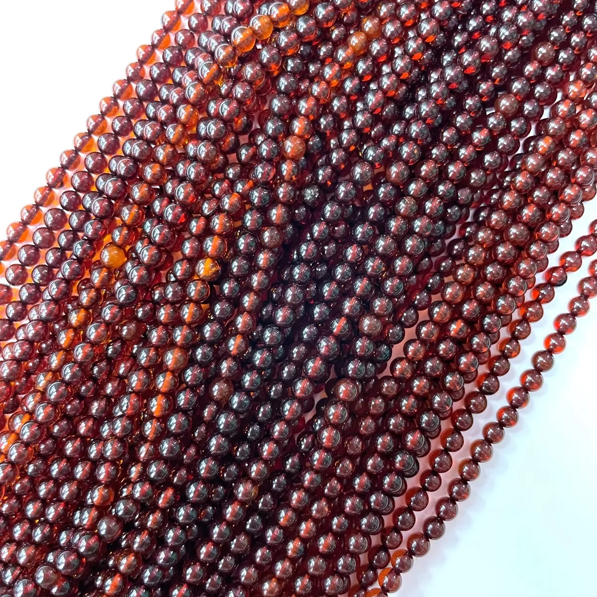 Brown Amber, Plain Round, 2mm,3mm,4mm, Approx 380mm