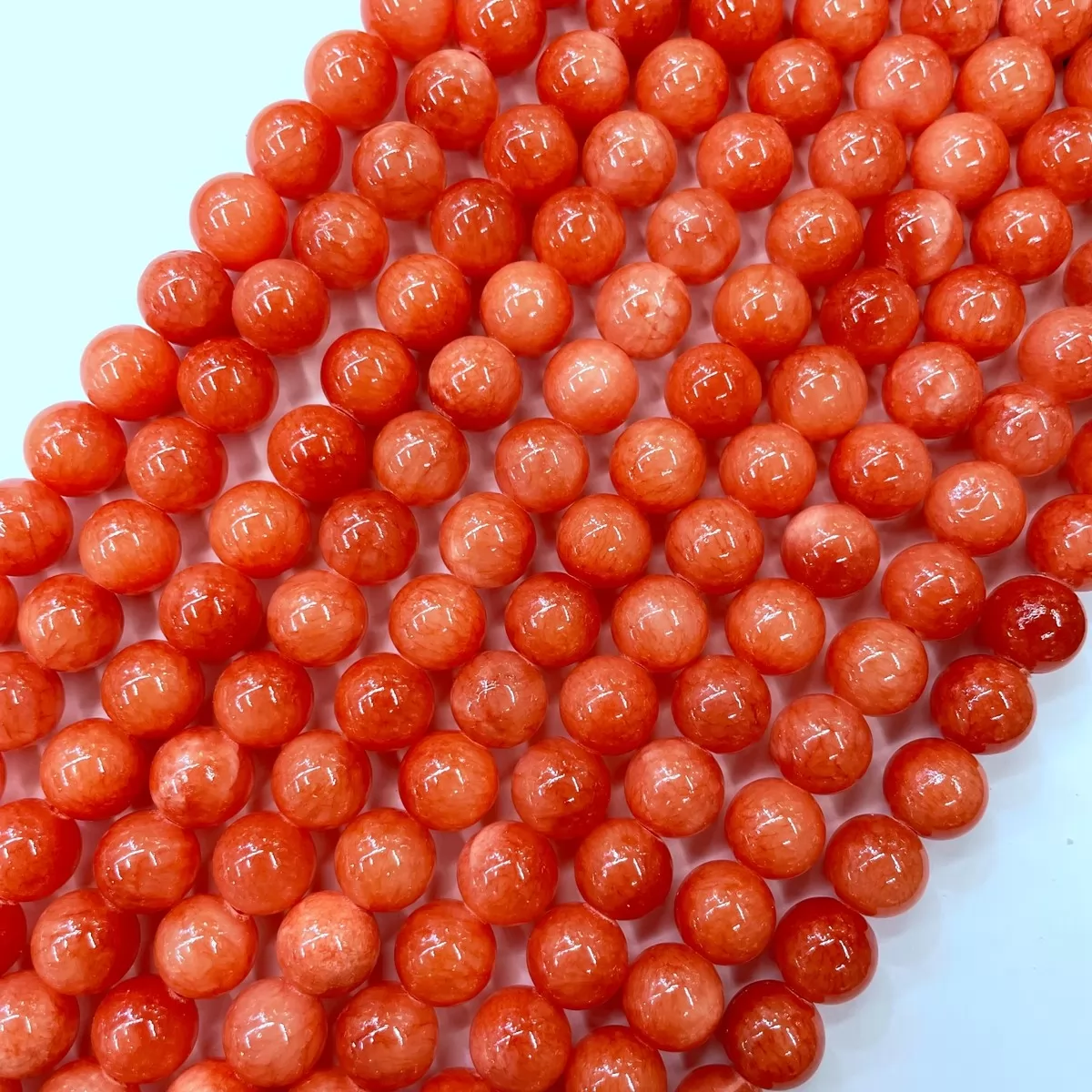 Dyed Honey Jade, Plain Round, Approx 4mm-14mm, Approx 380mm, Yellow #5