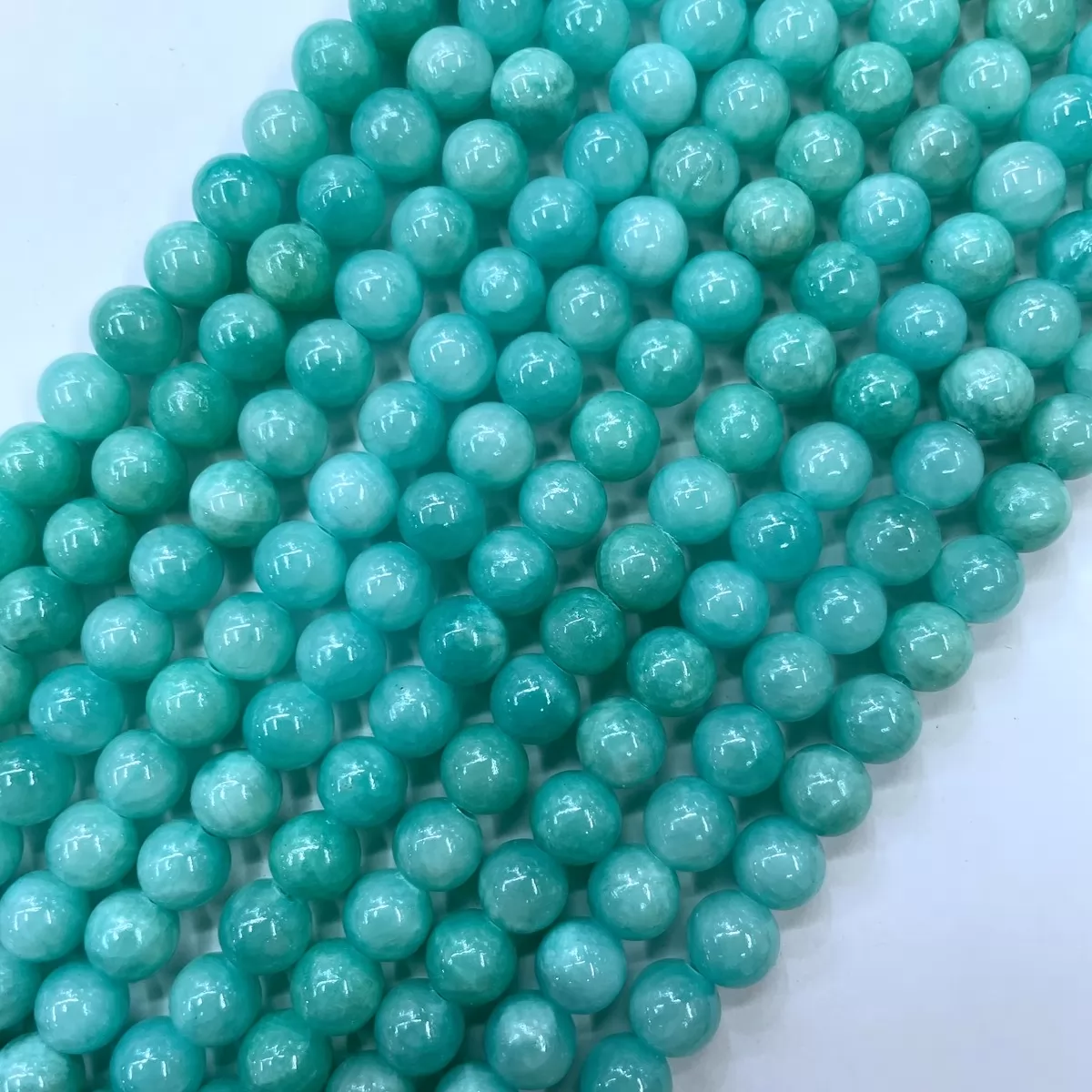 Dyed Honey Jade, Plain Round, Approx 4mm-14mm, Approx 380mm, Blue #4