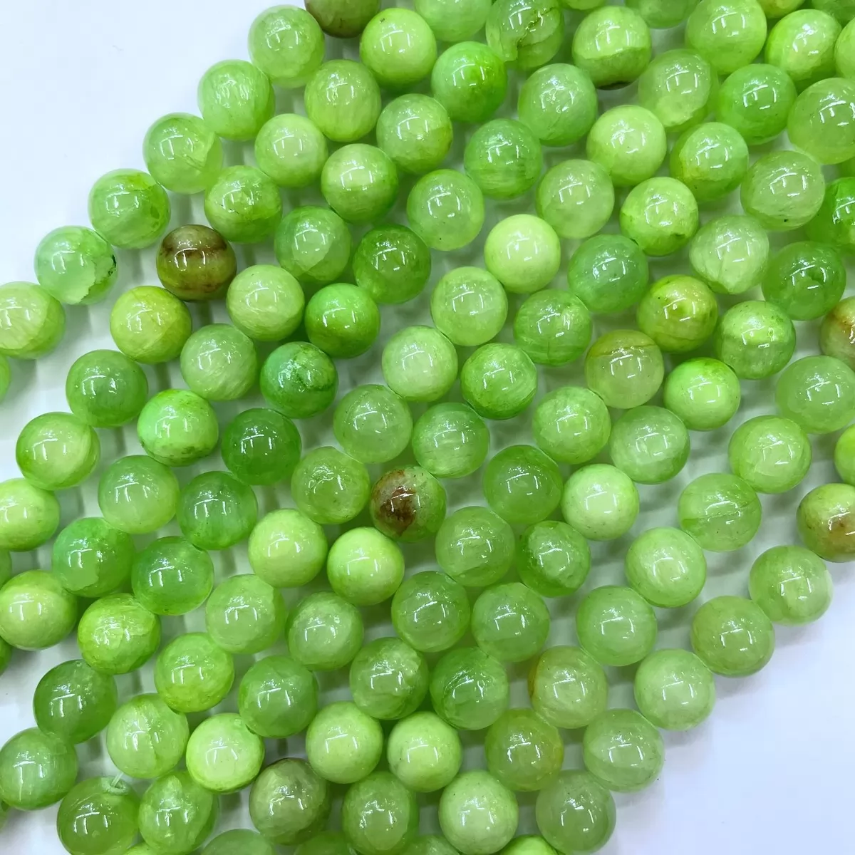 Dyed Honey Jade, Plain Round, Approx 4mm-14mm, Approx 380mm, Green #9
