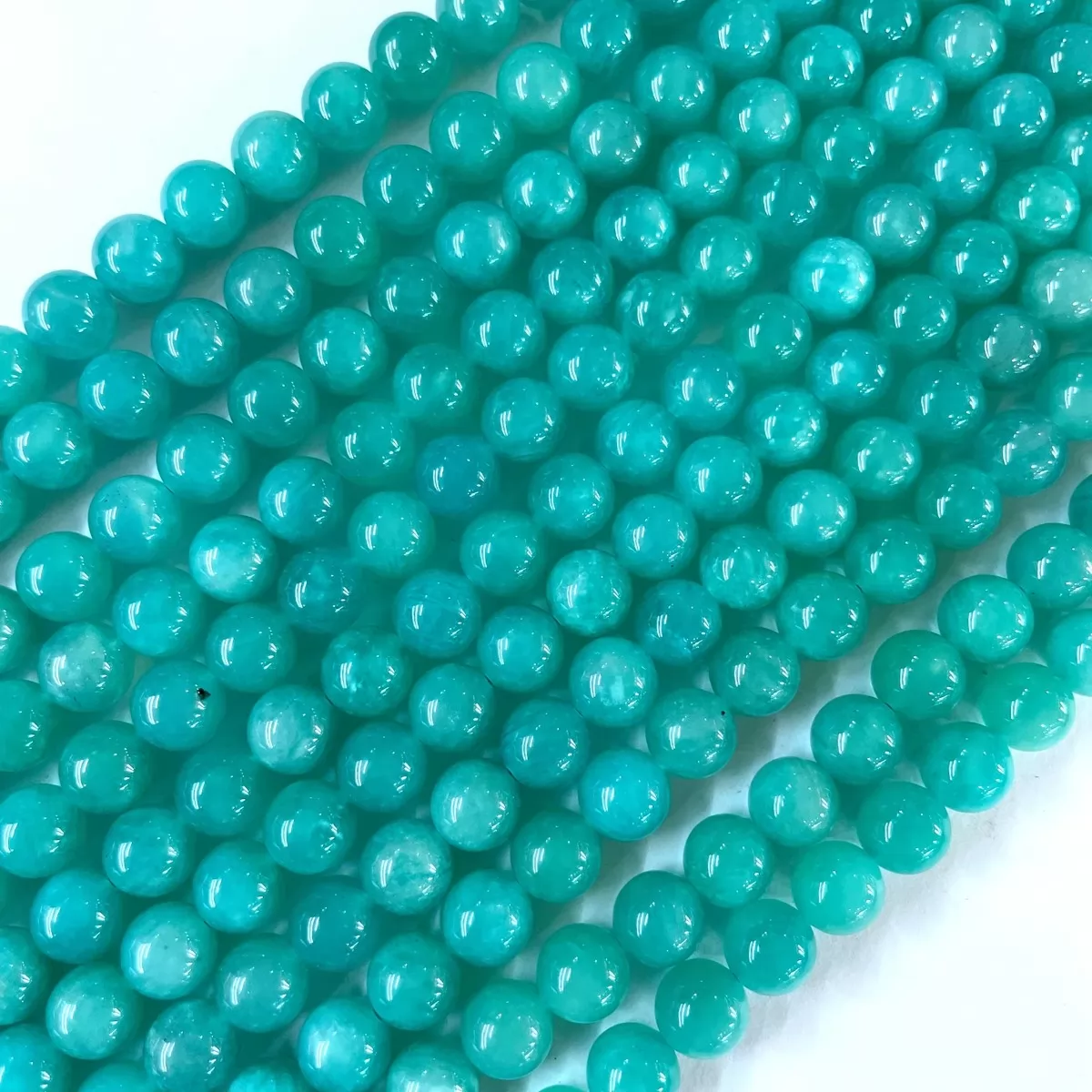 Amazonite, Plain Round, Approx 6mm-12mm, Approx 380mm