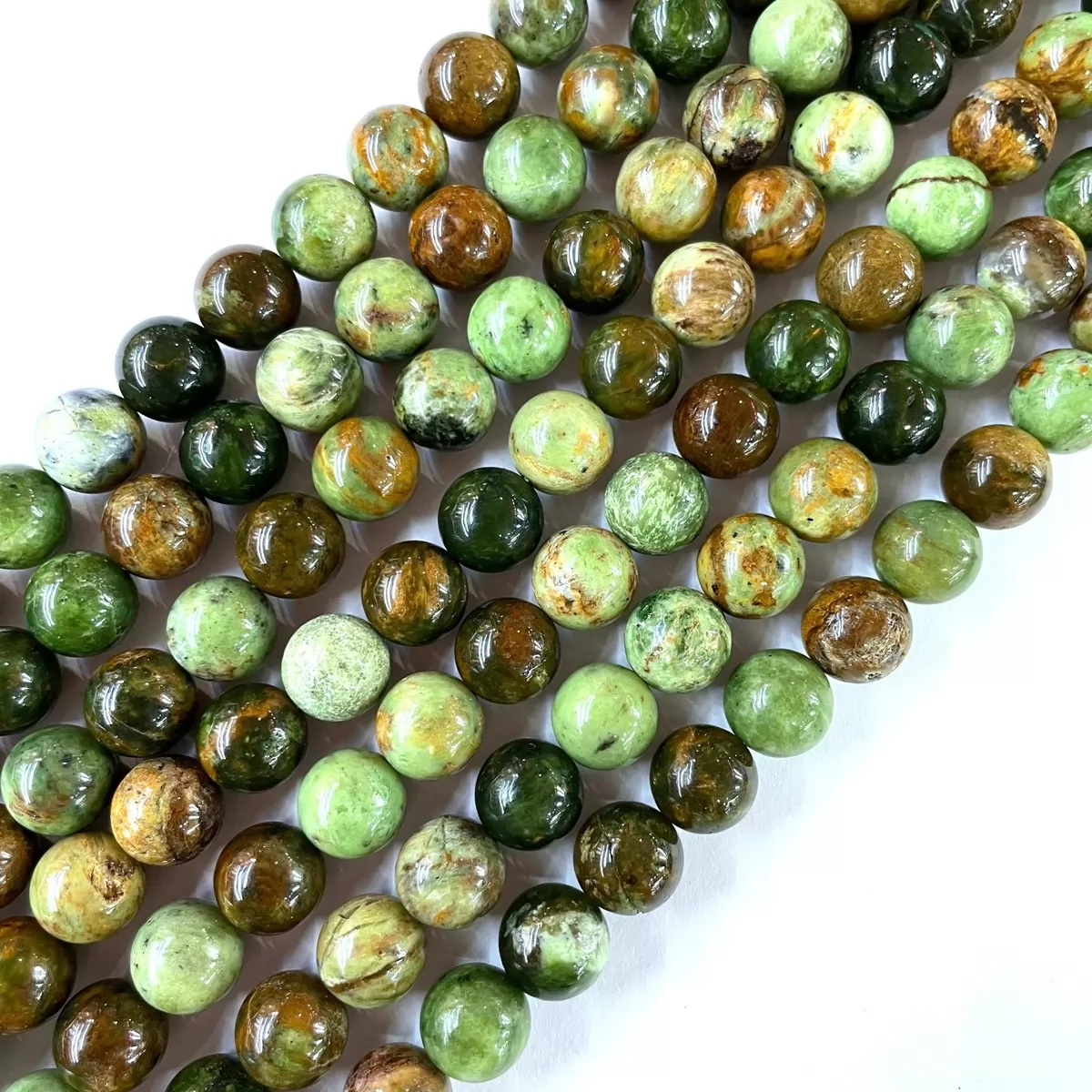 Green Opal, Plain Round, Approx 6mm-12mm, Approx 380mm