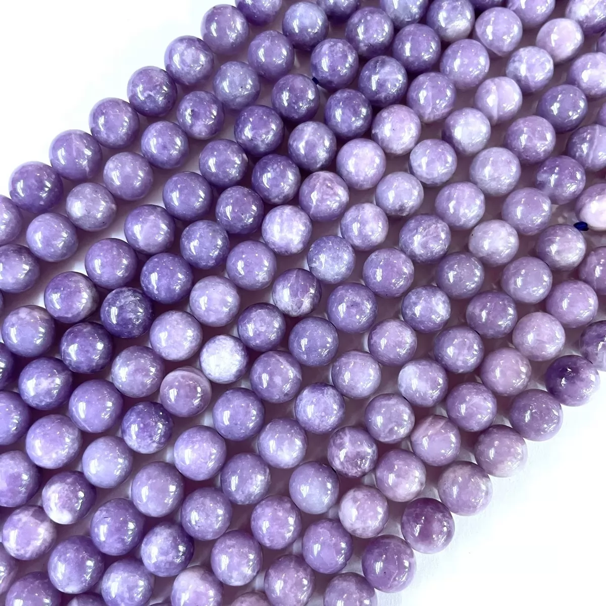 Lepidolite Purple, Plain Round, Approx 6mm-12mm, Approx 380mm