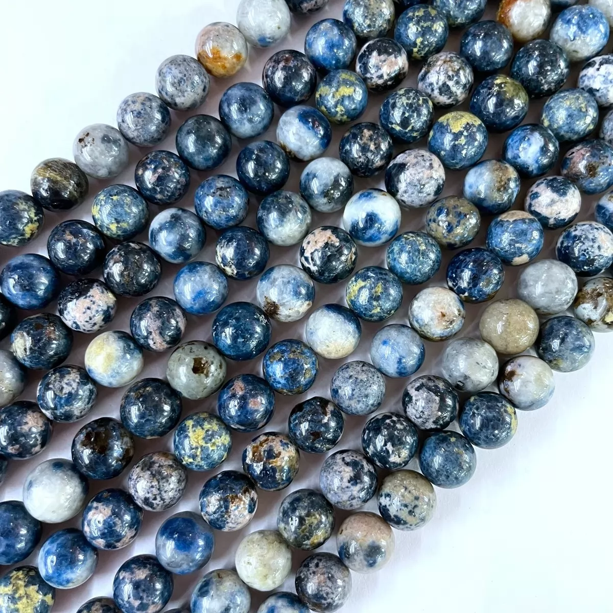 Blue Spinel AB, Plain Round, Approx 6mm-12mm, Approx 380mm