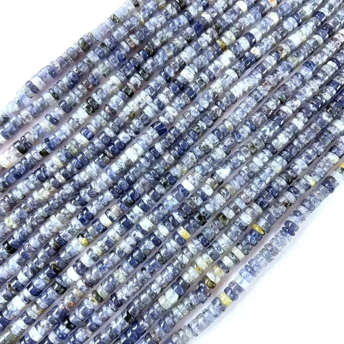 Iolite, Disc, 4x2mm, Approx 380mm