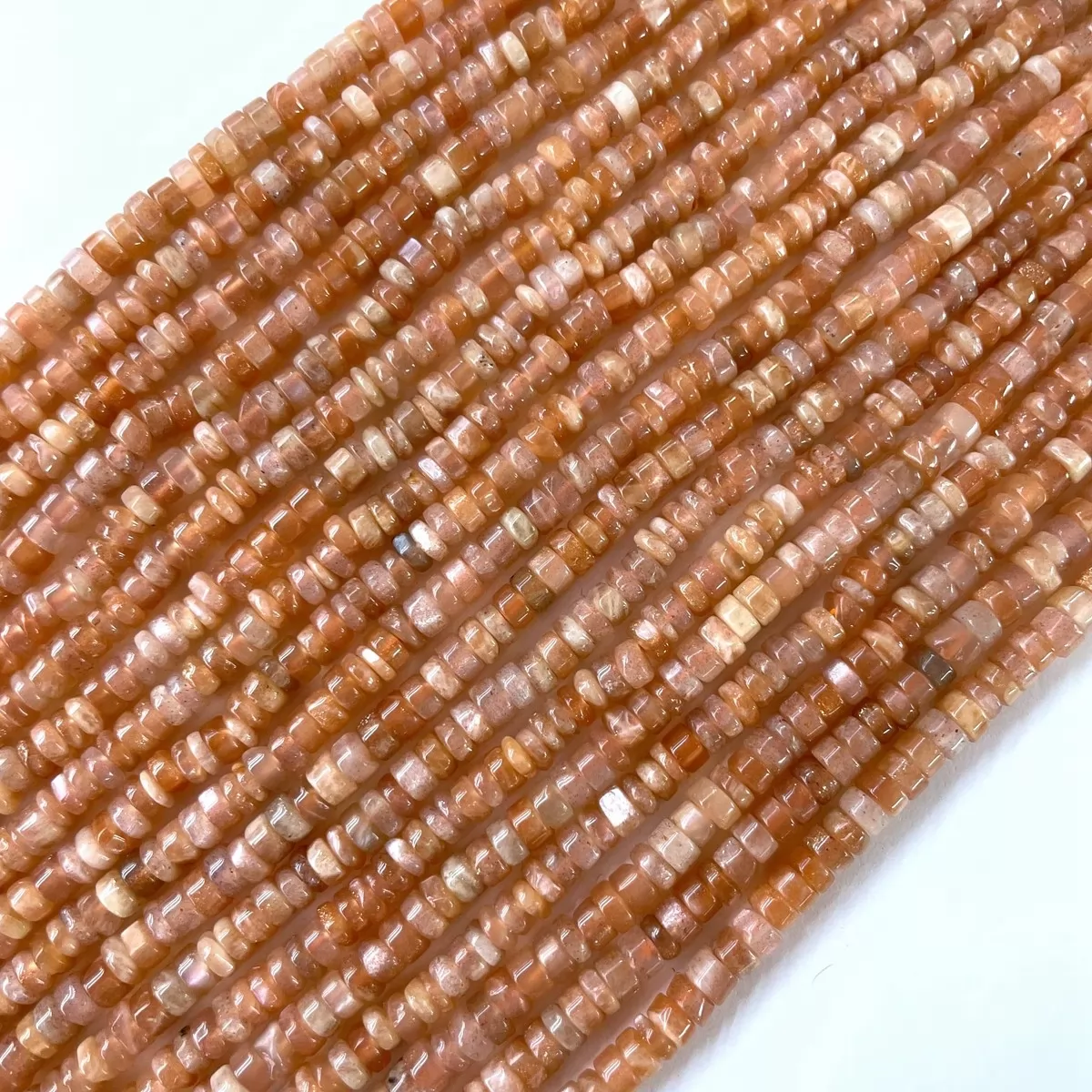 Sunstone, Disc, 4x2mm, Approx 380mm