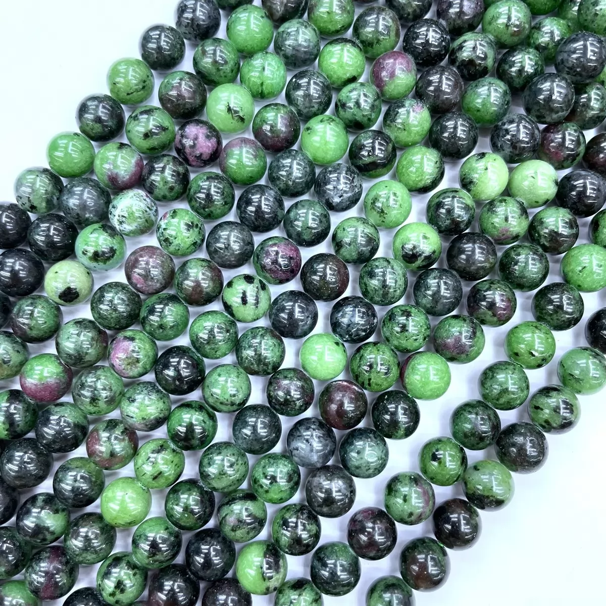 Ruby Zoisite, Plain Round,4-12mm, Approx 380mm