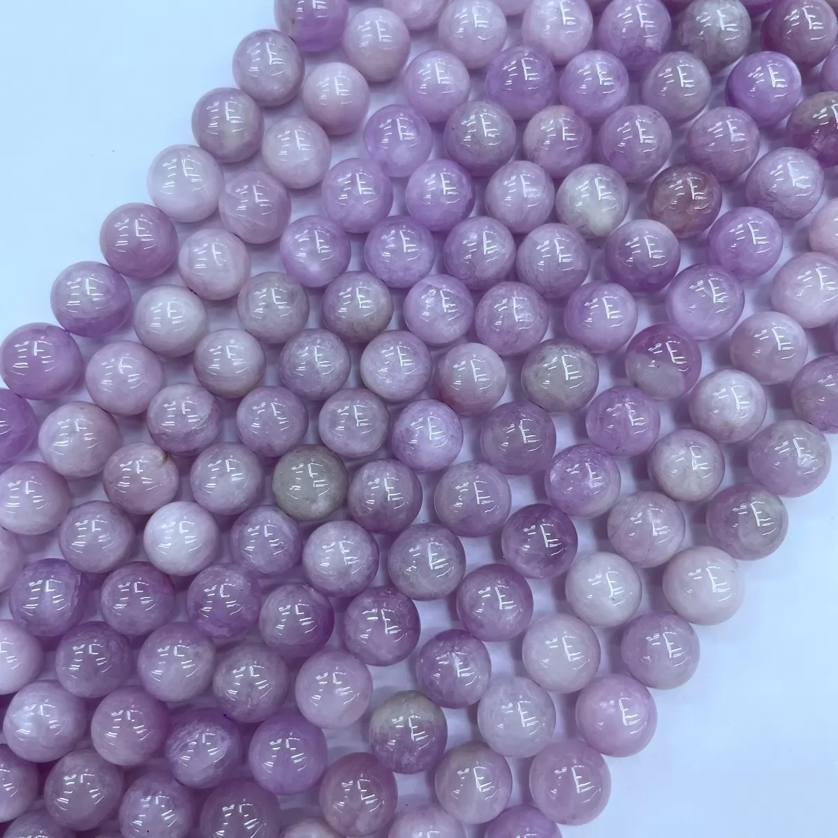 Kunzite, Plain Round,4-12mm, Approx 380mm