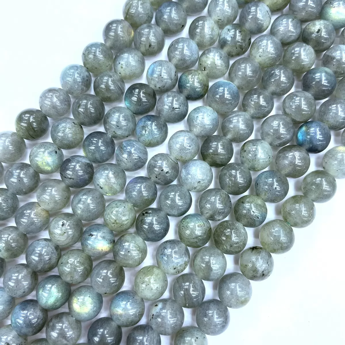 Labradorite, Plain Round,4-12mm, Approx 380mm