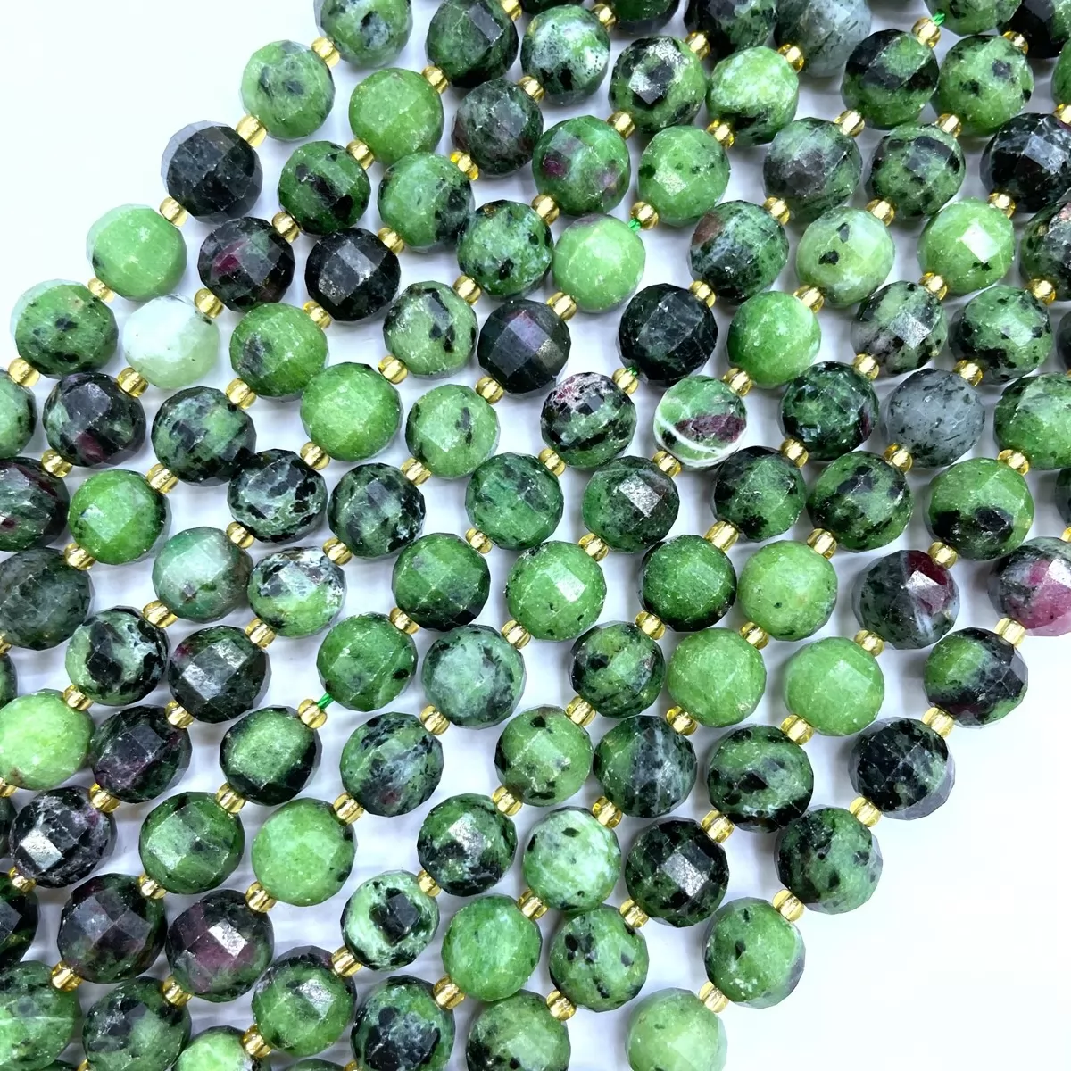Ruby Zoisite, Lantern,8-10mm, Approx 380mm
