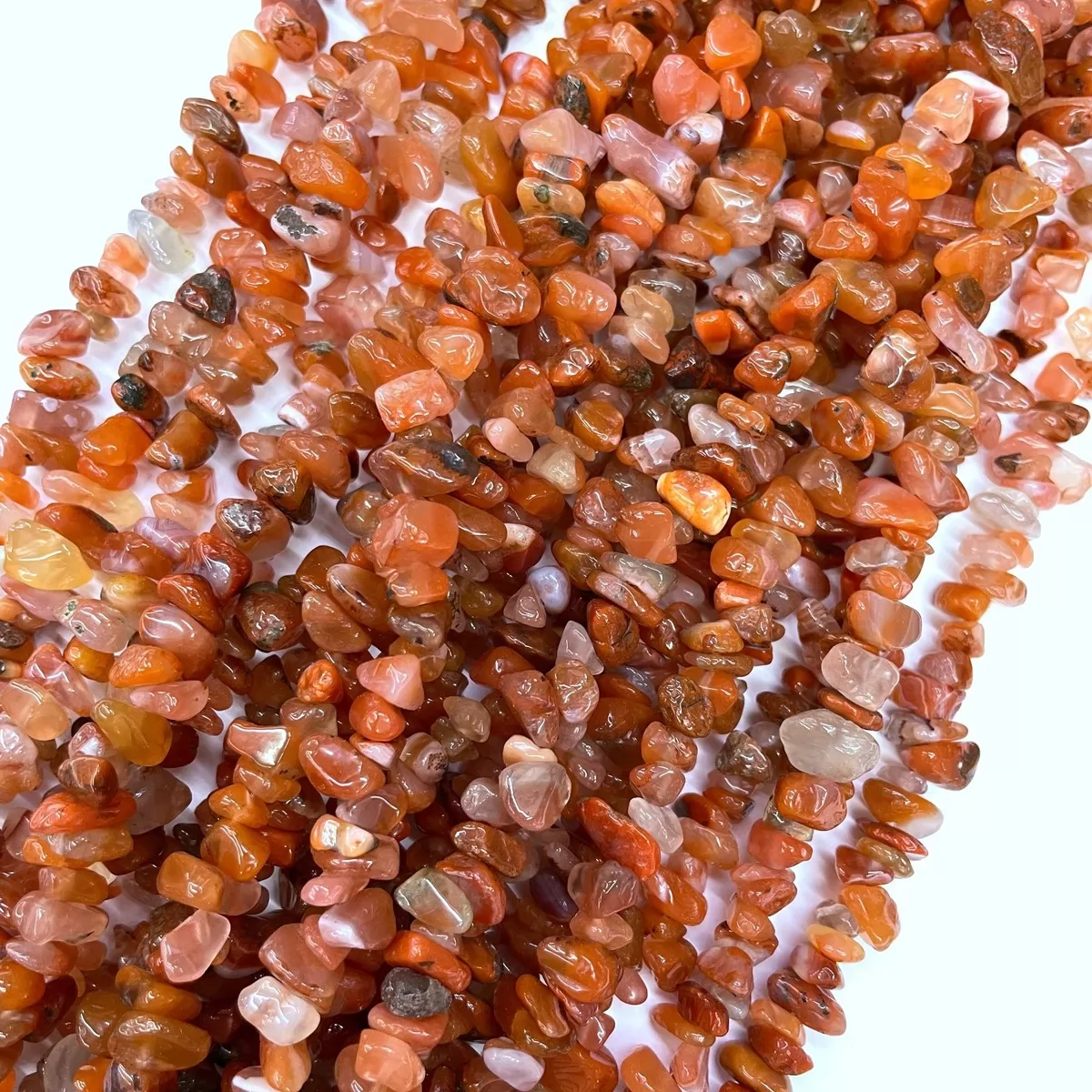 Carnelian, 16'' Chips, Approx 5-8mm