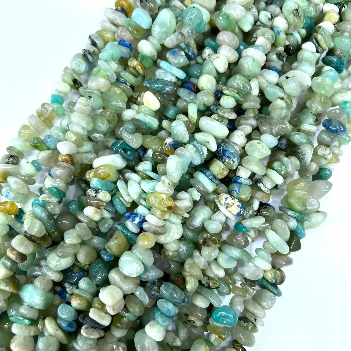 Chrysocolla , 32'' Chips, Approx 5-8mm