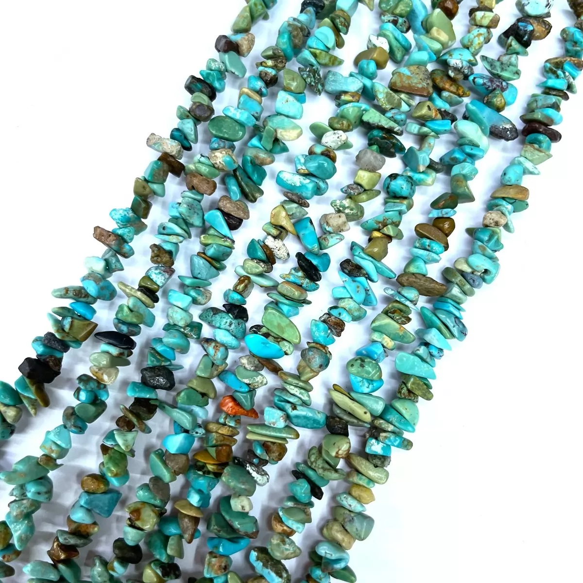 Turquoise Natural, 32'' Chips, Approx 3-5mm