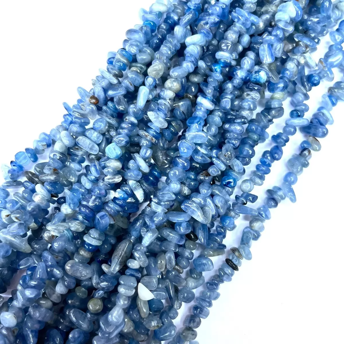 Blue Aventurine, 32'' Chips, Approx 3-5mm