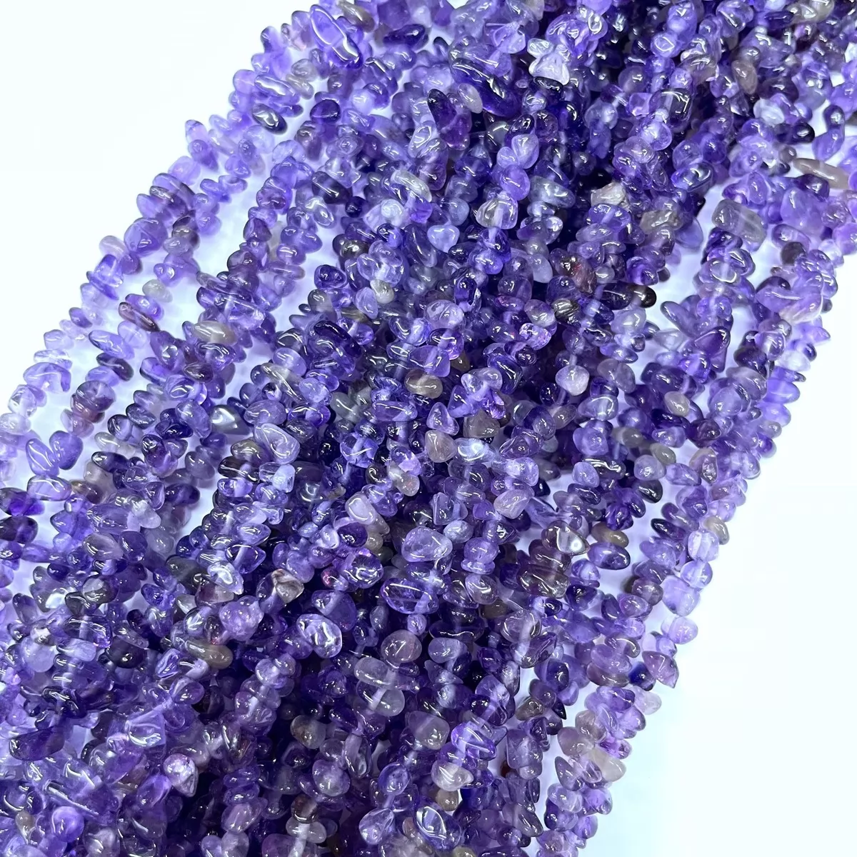 Amethyst, 32'' Chips, Approx 3-5mm