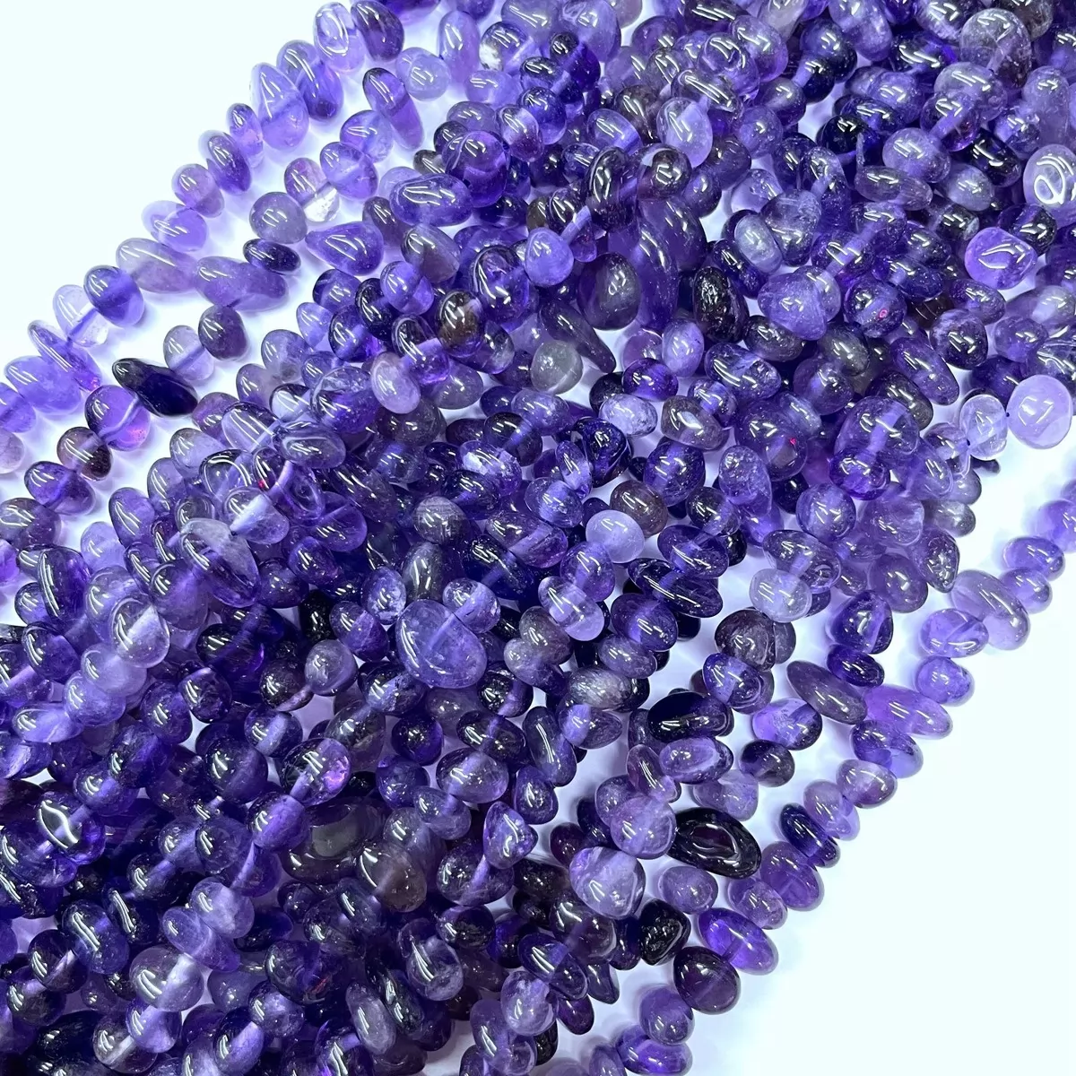 Amethyst, 16'' Chips, Approx 5-8mm