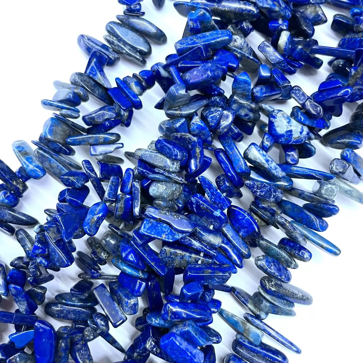 Lapis Lazuli, Long Chips, Approx 6x18mm, Approx 380mm