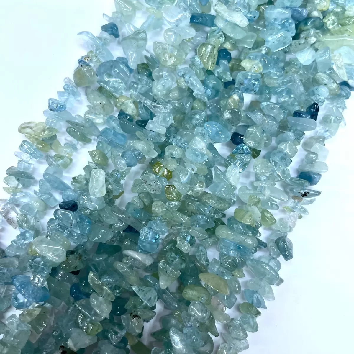Apatite Clear, 32'' Chips, Approx 5-8mm