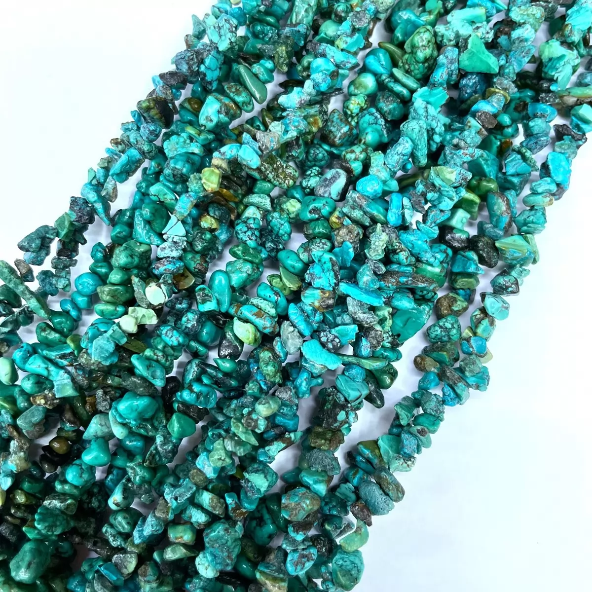 Turquoise Natural, 32'' Chips, Approx 5-8mm