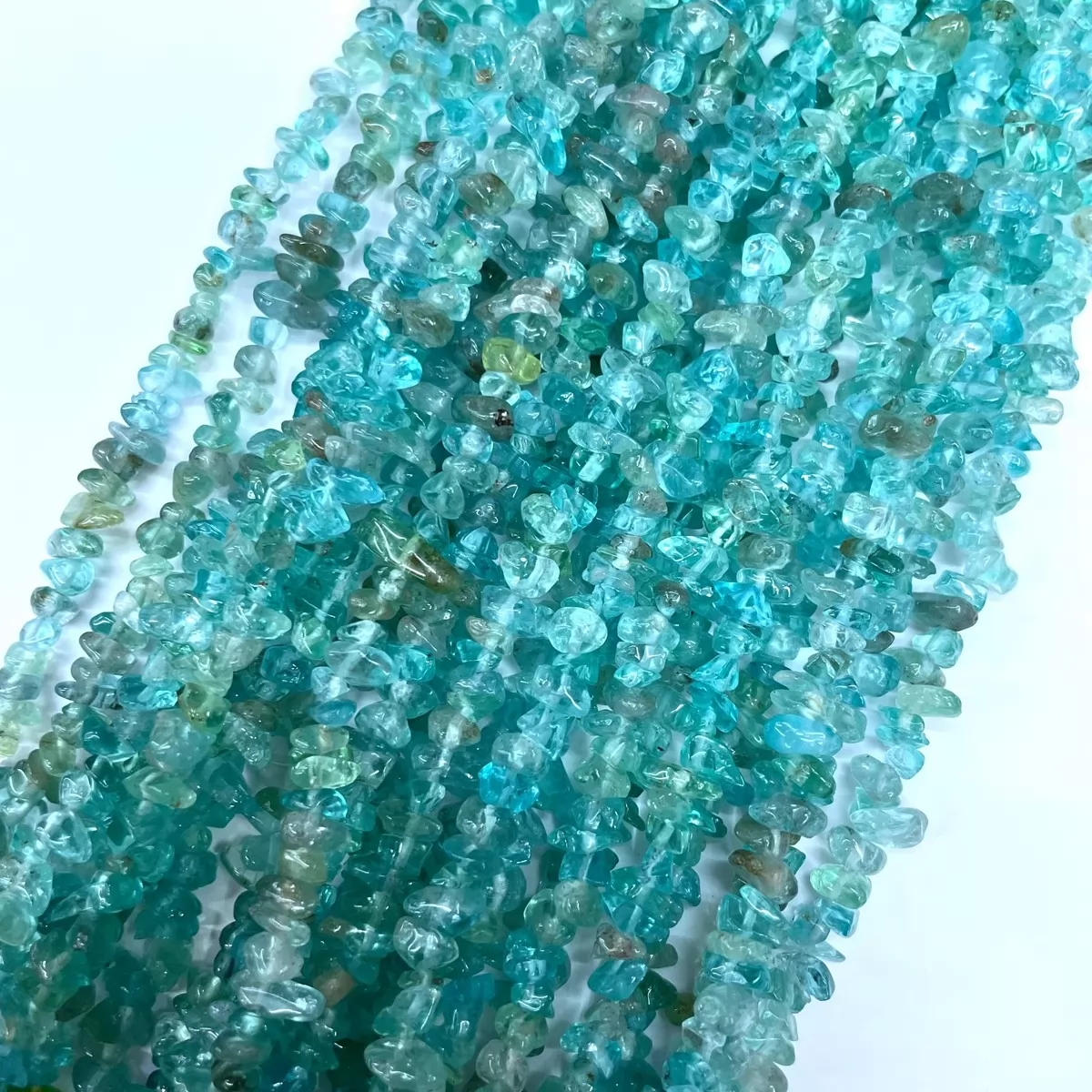 Apatite Clear, 32'' Chips, Approx 3-5mm