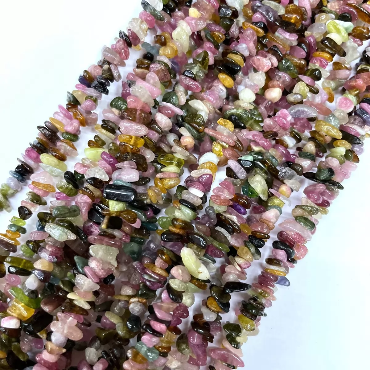 Multicolor Tourmaline, 32'' Chips, Approx 3-5mm