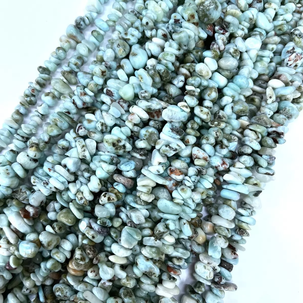 Larimar, 32'' Chips, Approx 5-8mm