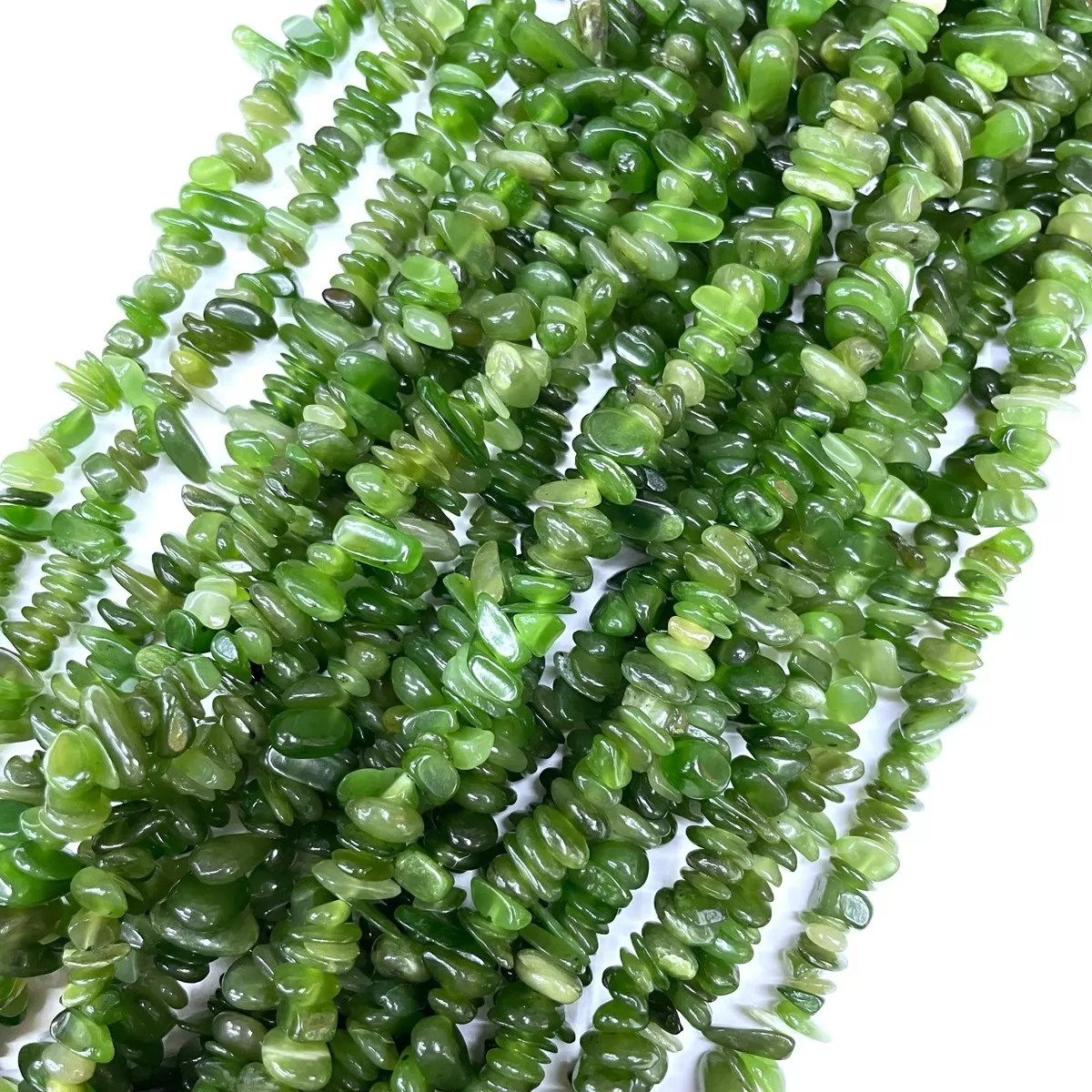 Canadian Jade, 32'' Chips, Approx 5-8mm