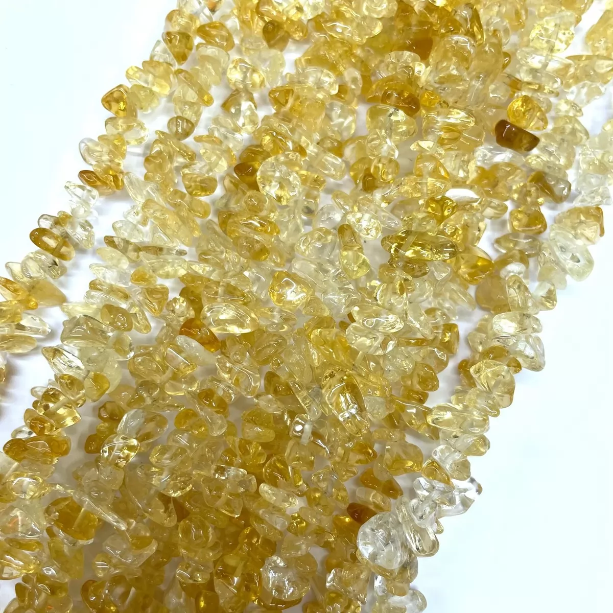 Citrine, 32'' Chips, Approx 5-8mm