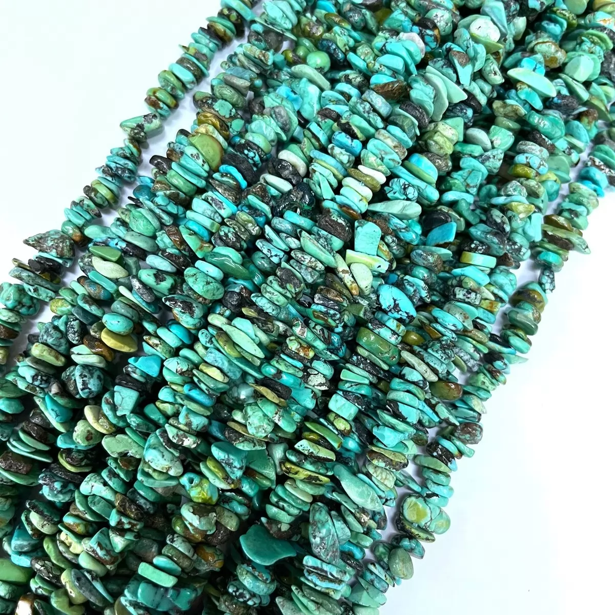 Turquoise Natural, 16'' Chips, Approx 5-8mm