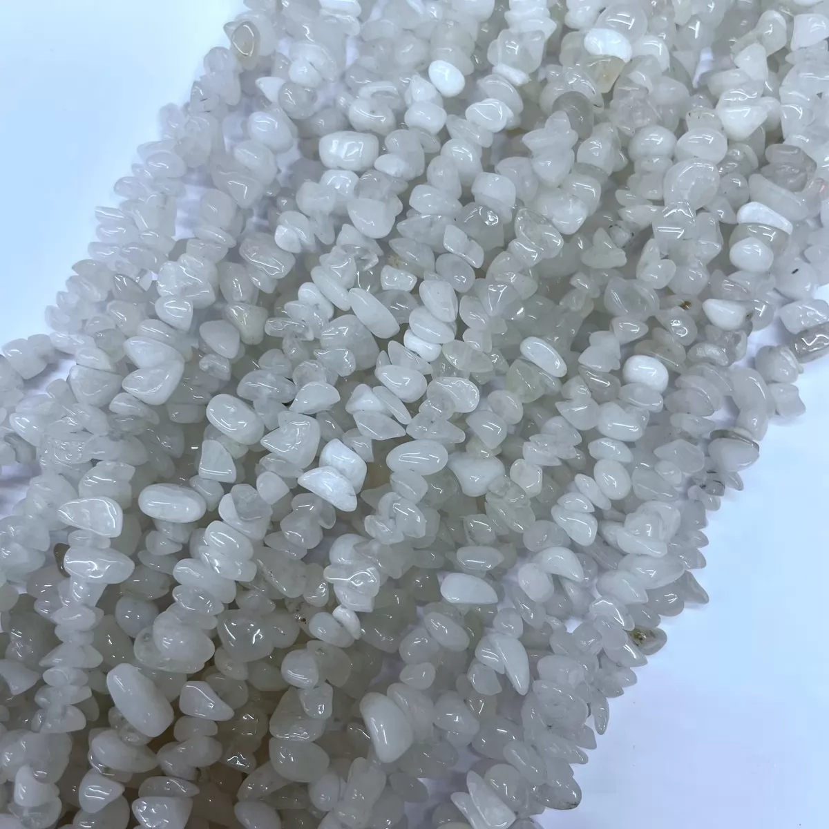 White Jade, 32'' Chips, Approx 5-8mm