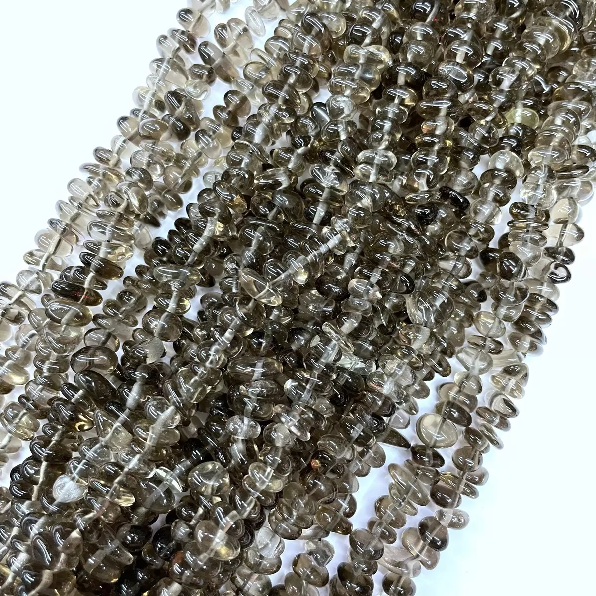 Smoky Quartz, 16'' Chips, Approx 5-8mm