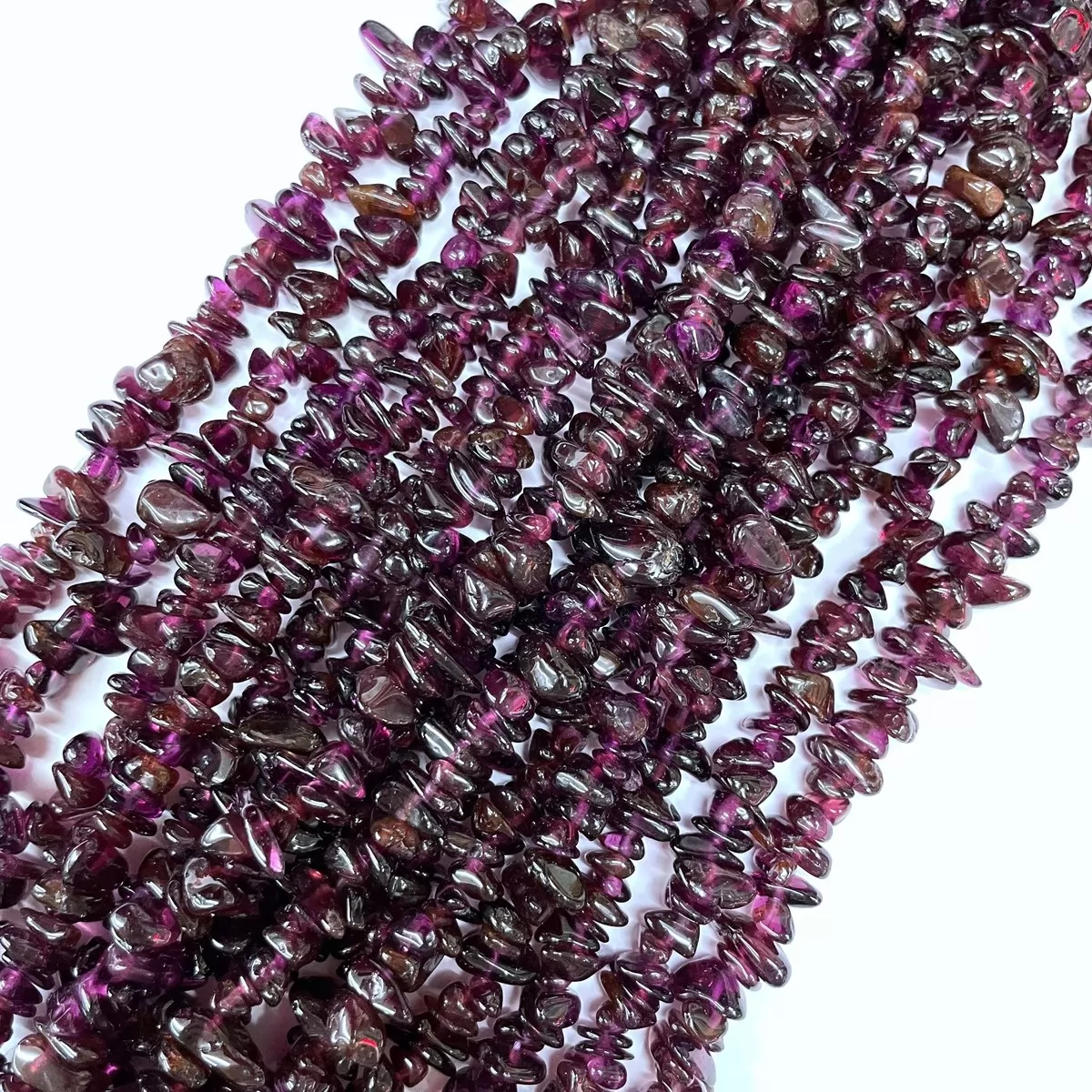 Garnet, 16'' Chips, Approx 5-8mm