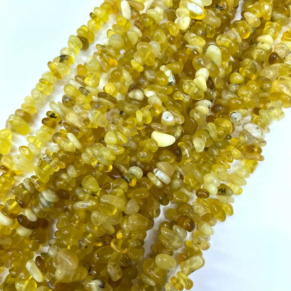 Yellow Opal, 32'' Chips, Approx 3-5mm