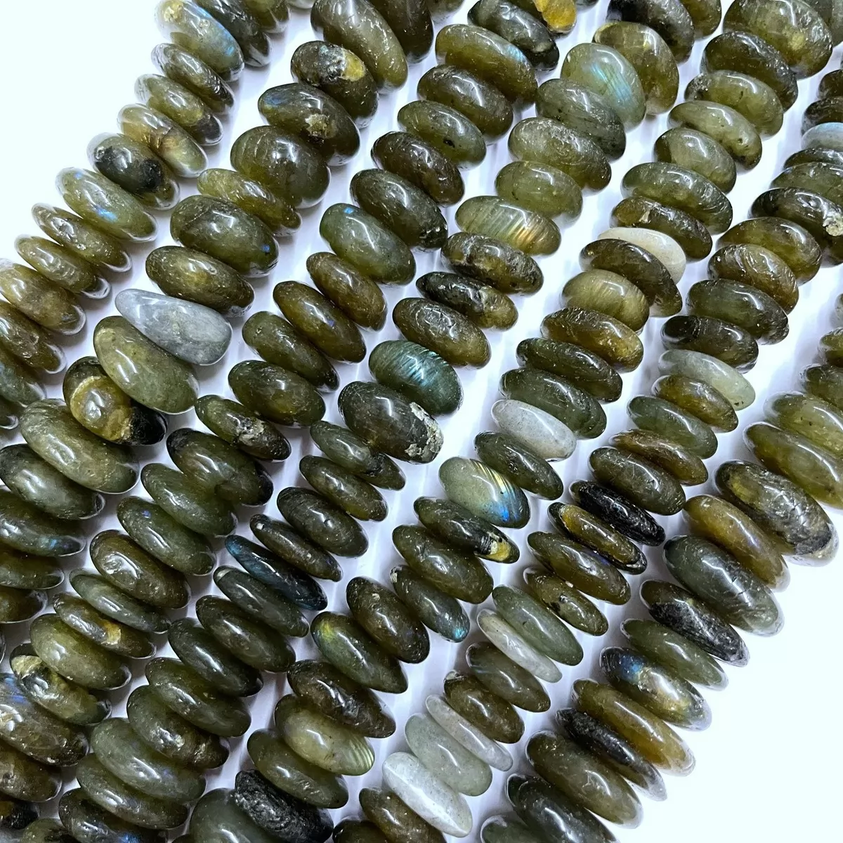 Labradorite #2,  Chunky Chips, Approx 8-15mm Approx 380mm