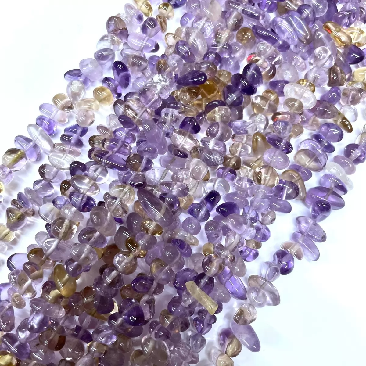 Ametrine, 16'' Chips, Approx 5-8mm