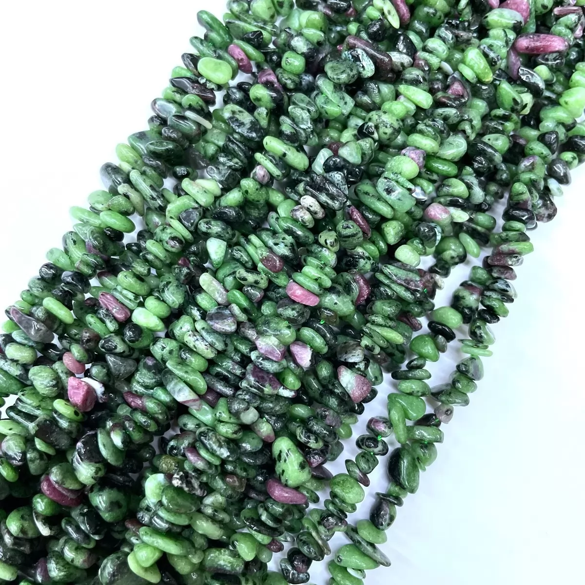 Ruby Zoisite, 16'' Chips, Approx 5-8mm